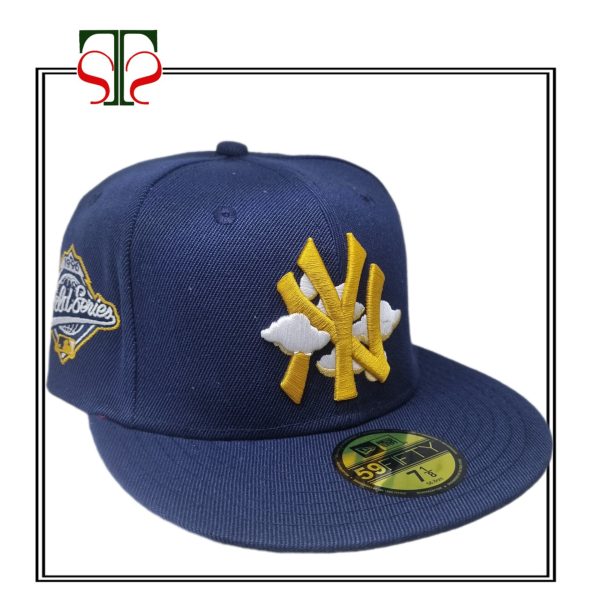 کلاه کپ نیویورک یانکیز (New York Yankees) طرح خاص ابر و زرد | مدل 59FIFTY اورجینال