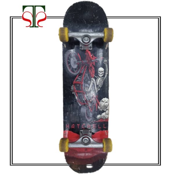 اسکیت برد دست دوم Powell Peralta | مدل Hatchell با ست کامل Curb