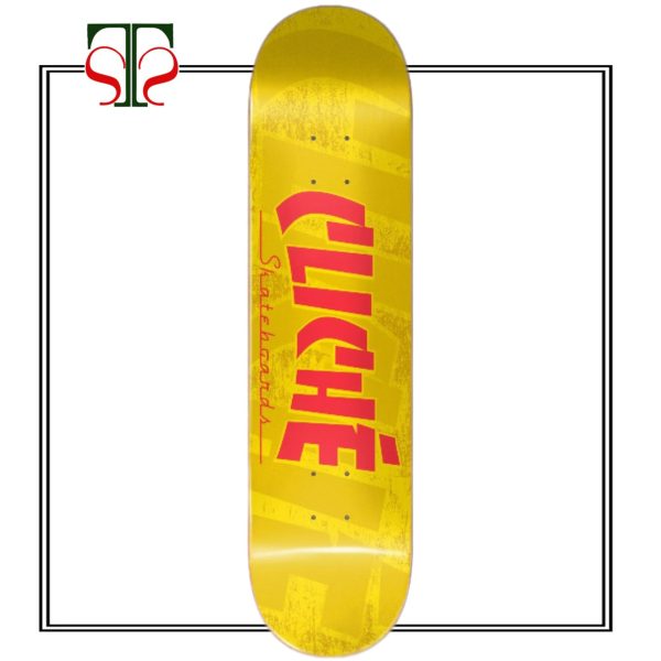 تخته اسکیت‌برد کلیشه مدل زرد (Cliché Yellow Deck)