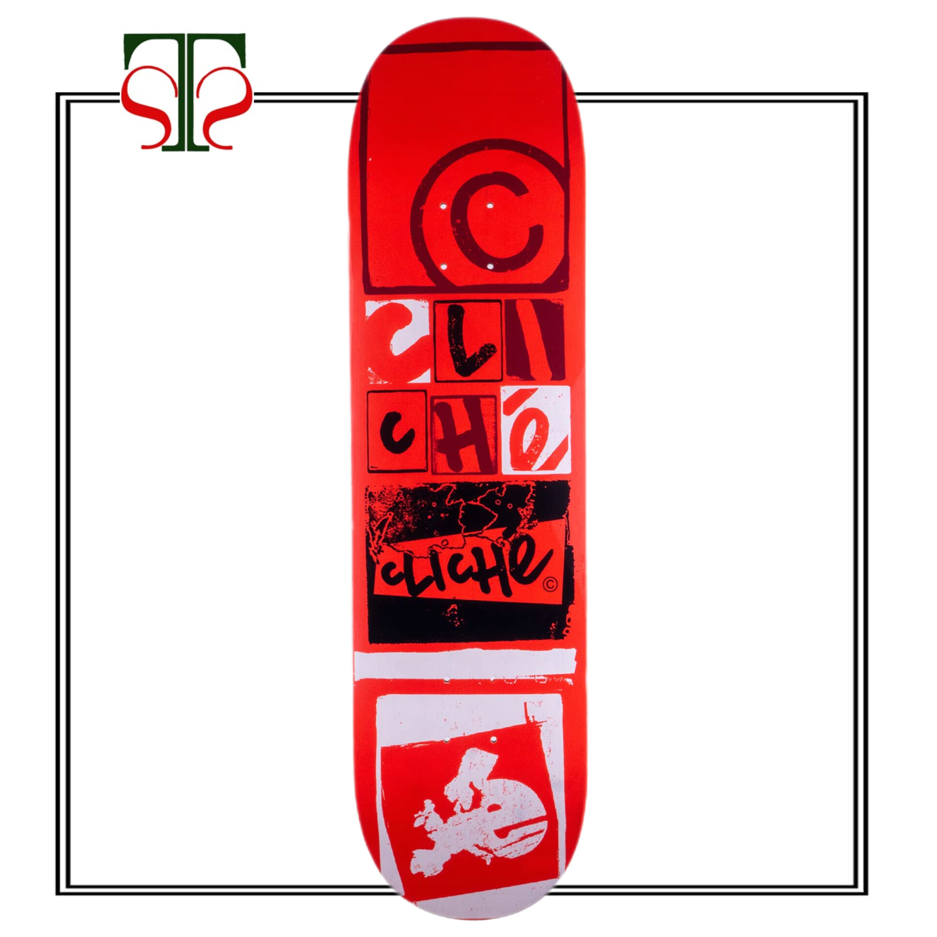 تخته اسکیتبرد کلیشه مدل قرمز (Cliché Red Deck) تخته اسکیت برد کلیشه مدل قرمز (Cliché Red Deck)