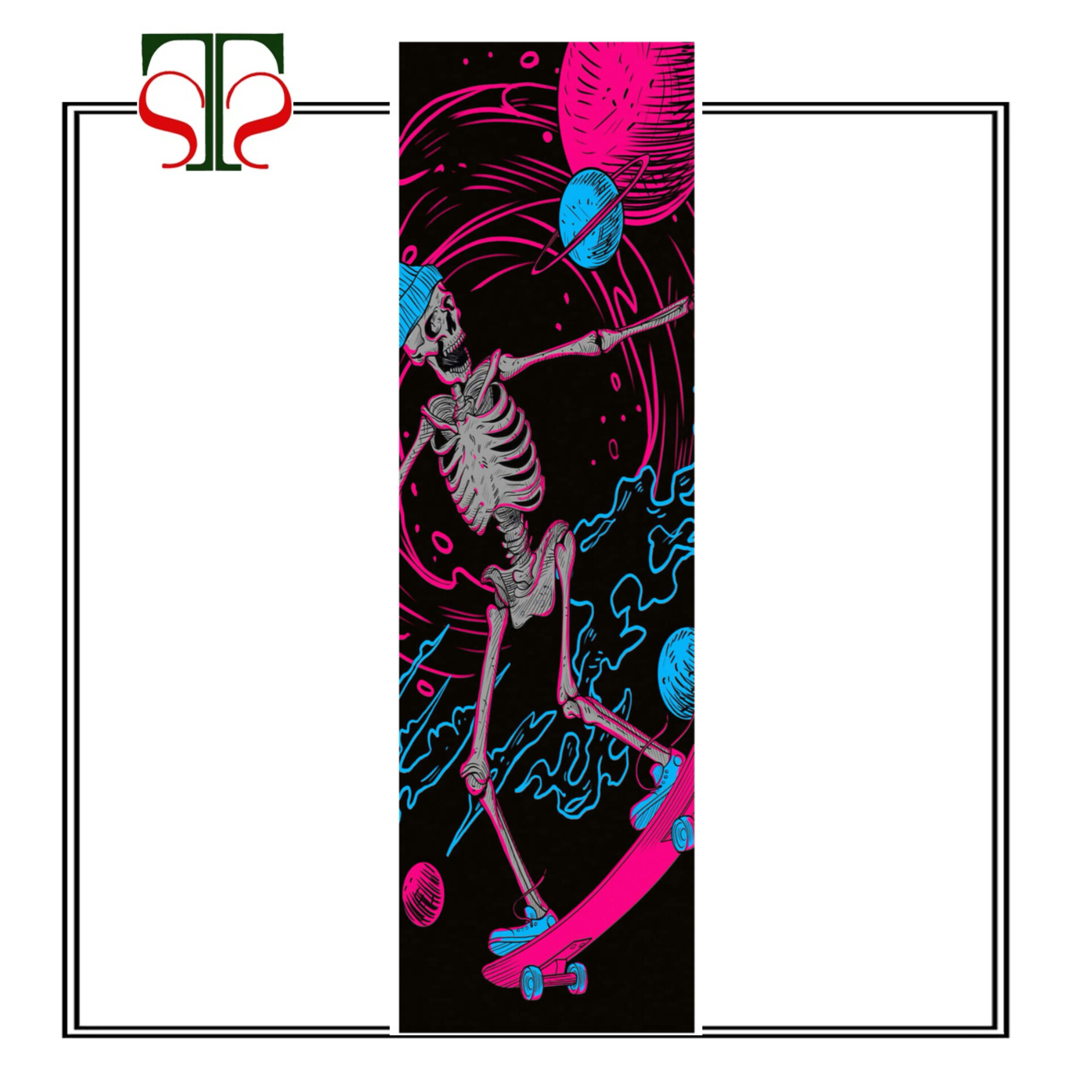 🚀 استیکر کامل اسکیت برد طرح فضایی STS 🚀 استیکر کامل اسکیت برد طرح فضایی STS