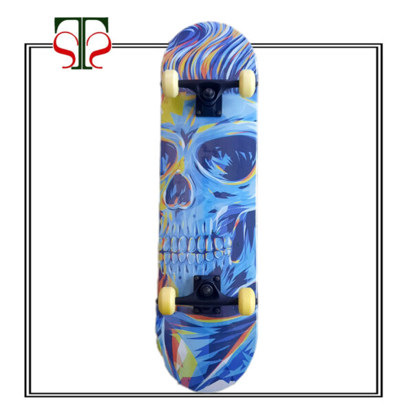 اسکیت برد FColor طرح اسکلت