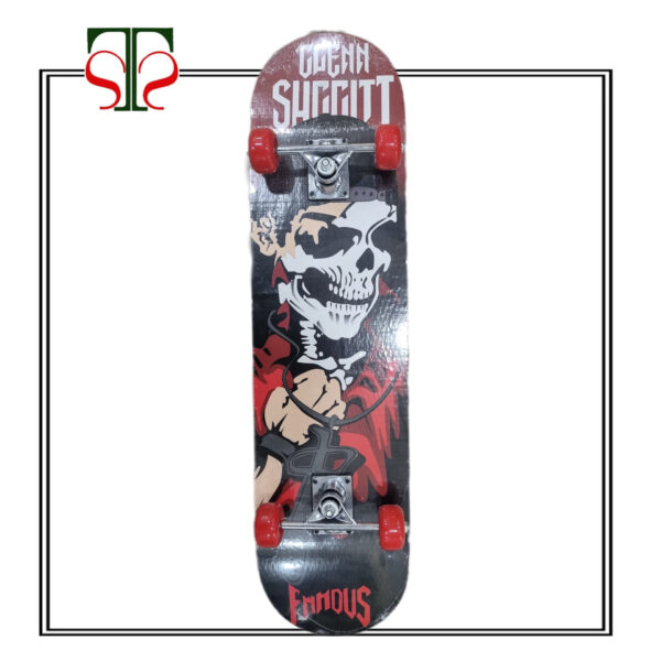 اسکیت‌برد طرح اسکلت